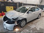 2015 Nissan Sentra Sv Silver vin: 3N1AB7AP4FL696931