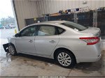 2015 Nissan Sentra Sv Silver vin: 3N1AB7AP4FL696931