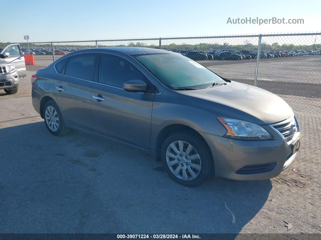 2015 Nissan Sentra Sv Tan vin: 3N1AB7AP4FY225039