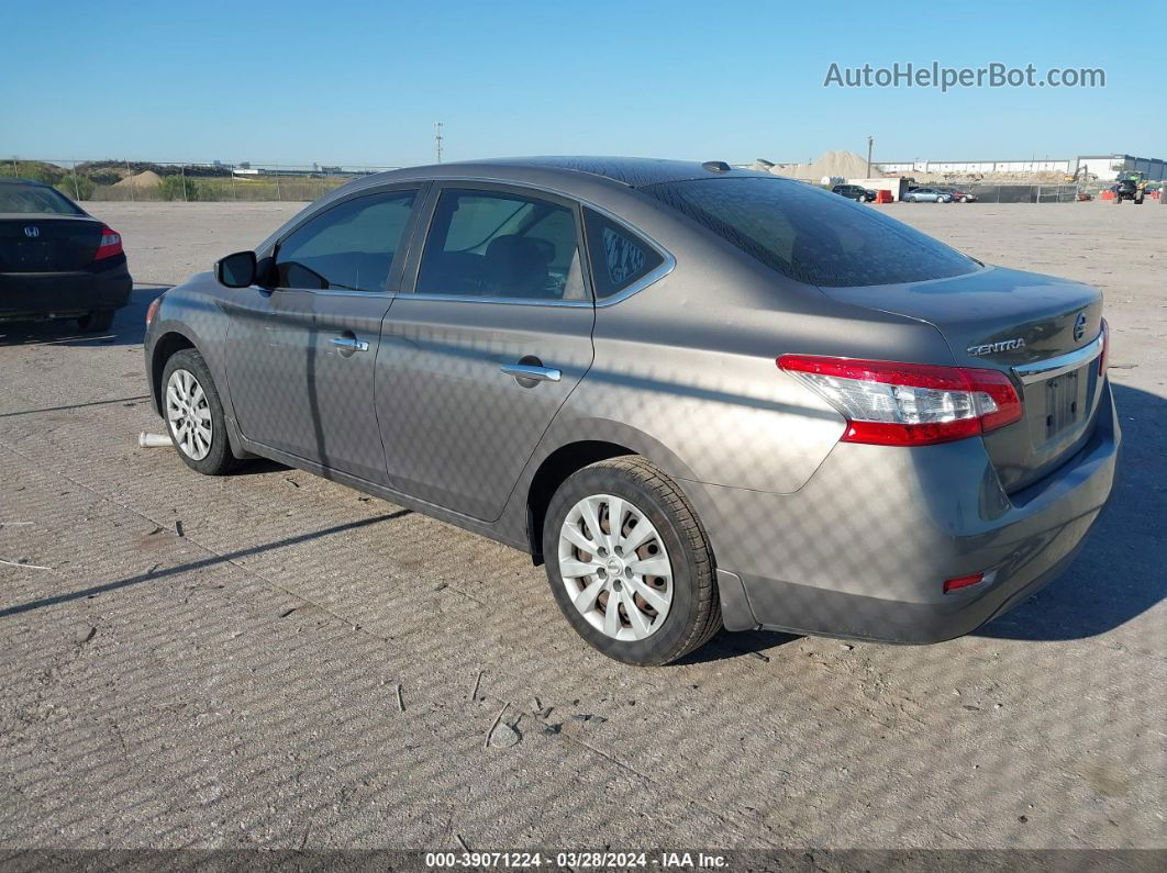 2015 Nissan Sentra Sv Tan vin: 3N1AB7AP4FY225039