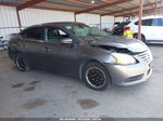 2015 Nissan Sentra Sv Gray vin: 3N1AB7AP4FY237675