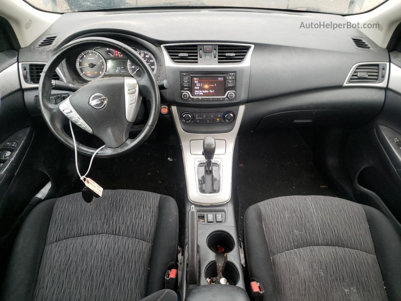 2015 Nissan Sentra S Черный vin: 3N1AB7AP4FY258428