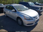 2015 Nissan Sentra S Silver vin: 3N1AB7AP4FY273303