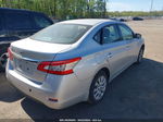 2015 Nissan Sentra S Silver vin: 3N1AB7AP4FY273303