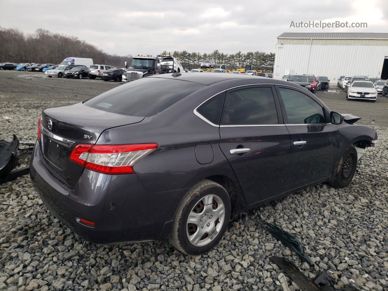 2015 Nissan Sentra S Charcoal vin: 3N1AB7AP4FY302220