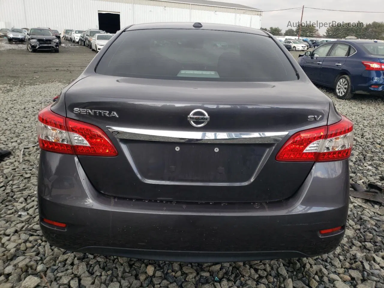 2015 Nissan Sentra S Charcoal vin: 3N1AB7AP4FY302220