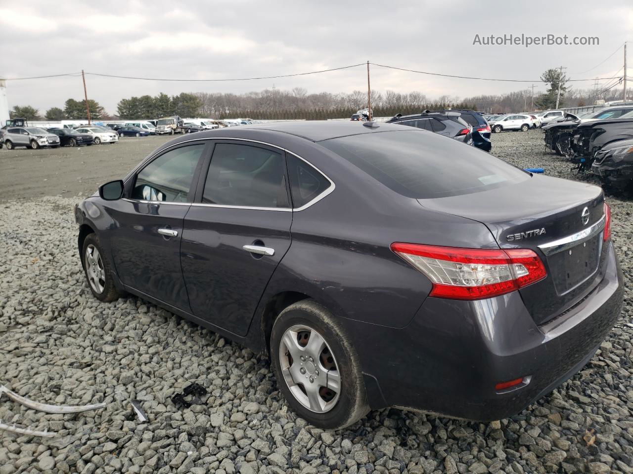 2015 Nissan Sentra S Charcoal vin: 3N1AB7AP4FY302220