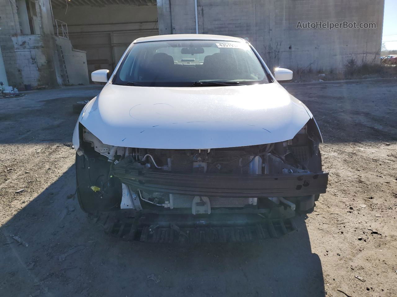 2015 Nissan Sentra S White vin: 3N1AB7AP4FY306638