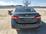 2015 Nissan Sentra S Синий vin: 3N1AB7AP4FY313332