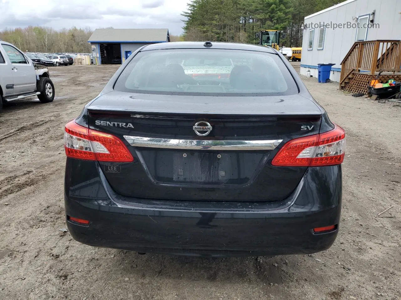 2015 Nissan Sentra S Black vin: 3N1AB7AP4FY317901