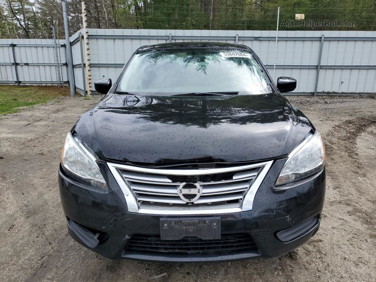 2015 Nissan Sentra S Black vin: 3N1AB7AP4FY317901