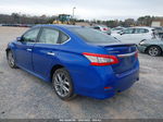 2015 Nissan Sentra Sr Blue vin: 3N1AB7AP4FY342703