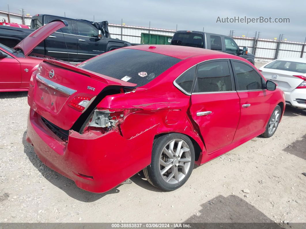 2015 Nissan Sentra Sr Red vin: 3N1AB7AP4FY349117