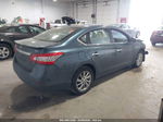 2015 Nissan Sentra Sv Синий vin: 3N1AB7AP4FY367519