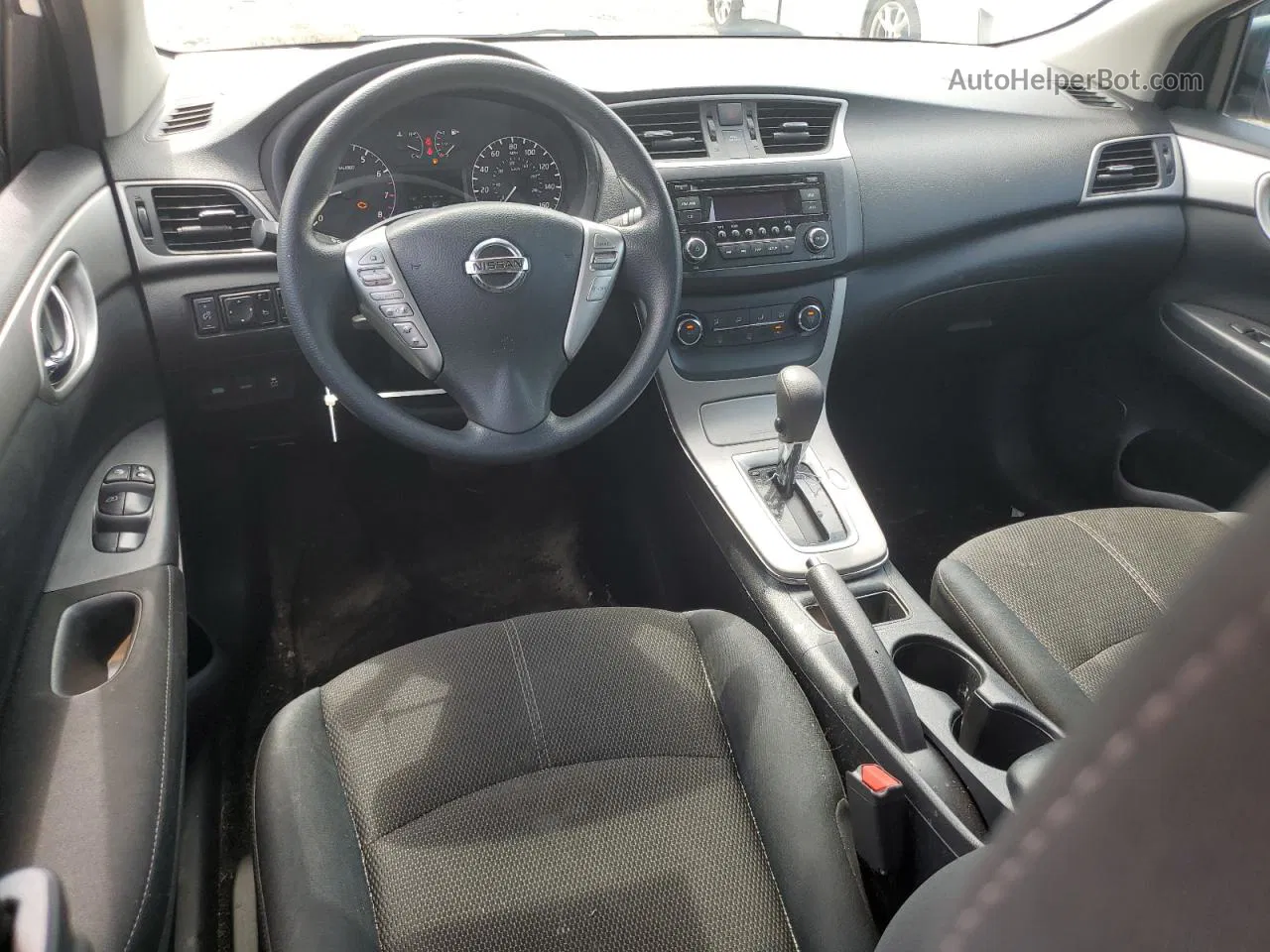 2015 Nissan Sentra S Белый vin: 3N1AB7AP4FY370856