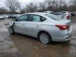 2016 Nissan Sentra S Silver vin: 3N1AB7AP4GL636794