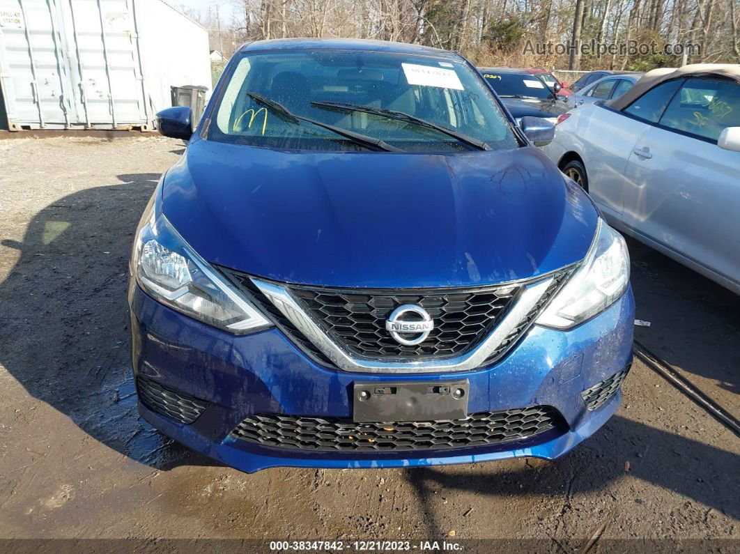 2016 Nissan Sentra Fe+ S/s/sl/sr/sv Blue vin: 3N1AB7AP4GL637833