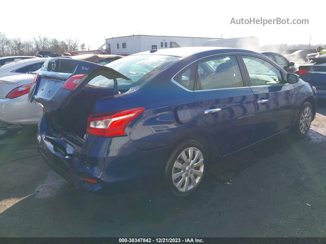 2016 Nissan Sentra Fe+ S/s/sl/sr/sv Blue vin: 3N1AB7AP4GL637833