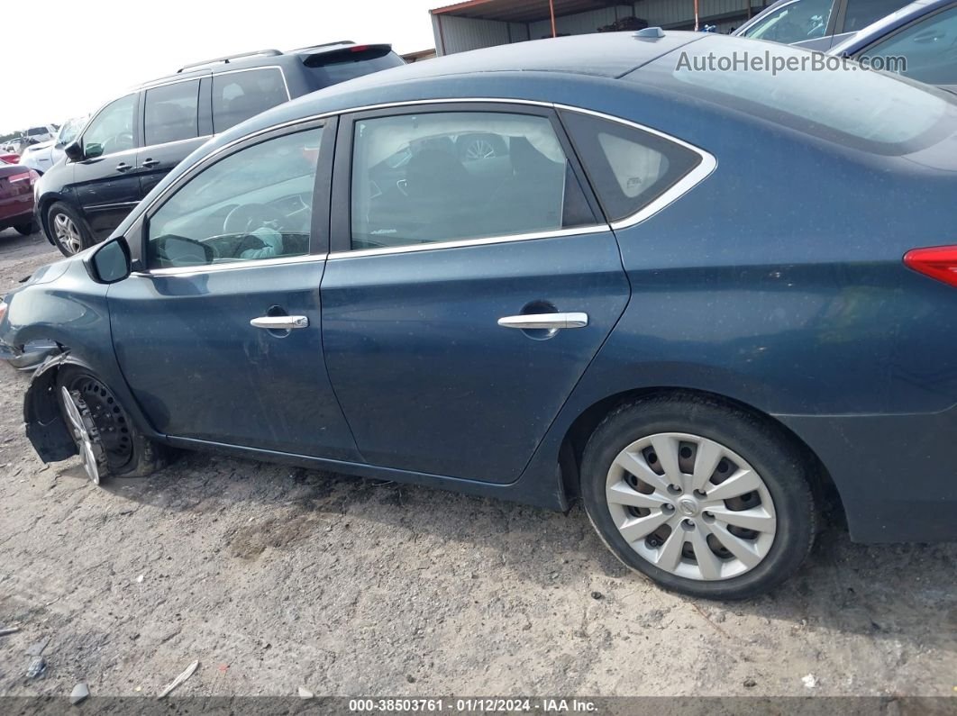 2016 Nissan Sentra Fe+ S/s/sl/sr/sv Blue vin: 3N1AB7AP4GL666233