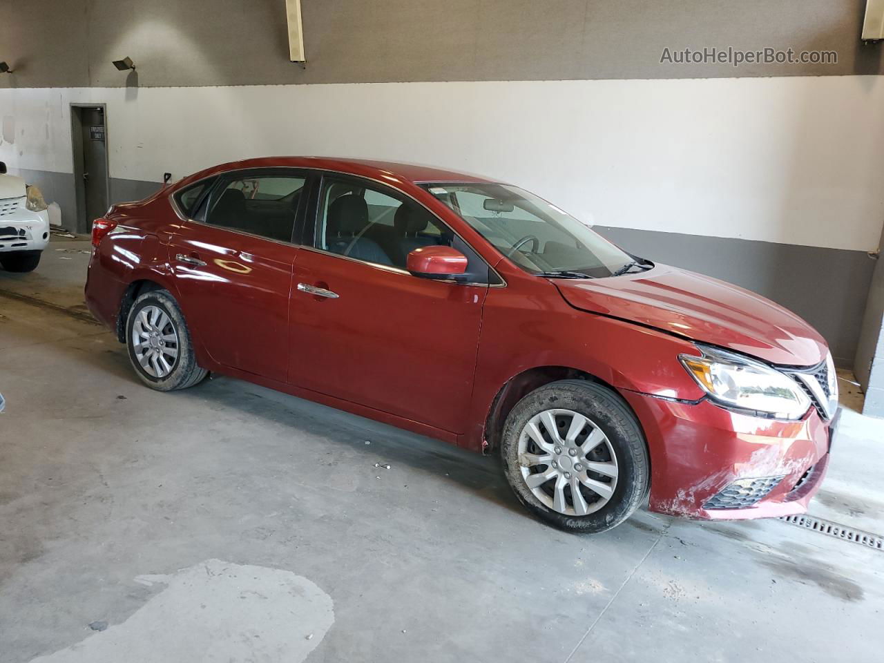 2016 Nissan Sentra S Red vin: 3N1AB7AP4GL676745