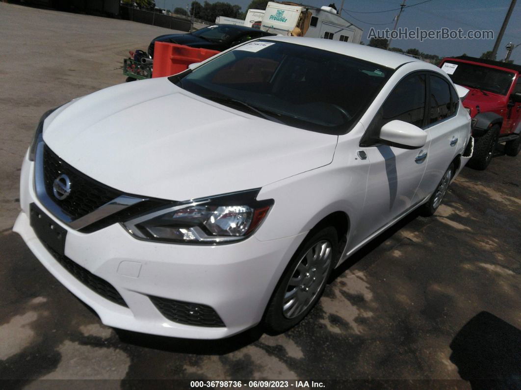 2016 Nissan Sentra Fe+ S/sv/s/sr/sl White vin: 3N1AB7AP4GY237161