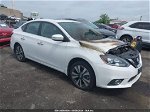 2016 Nissan Sentra Sl White vin: 3N1AB7AP4GY263050