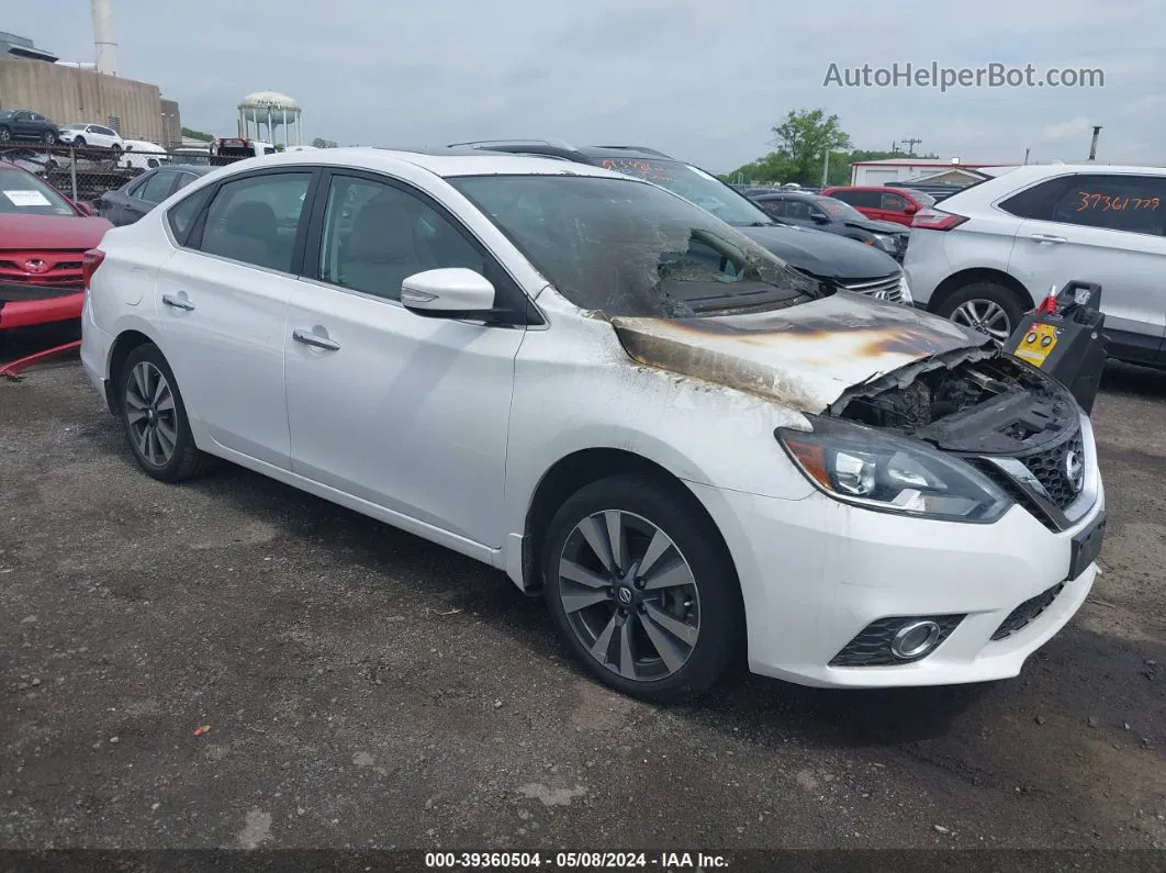 2016 Nissan Sentra Sl White vin: 3N1AB7AP4GY263050