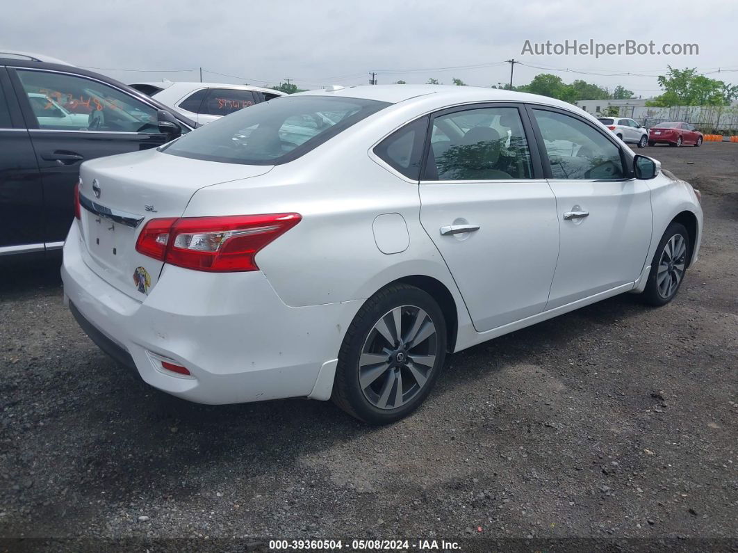 2016 Nissan Sentra Sl White vin: 3N1AB7AP4GY263050