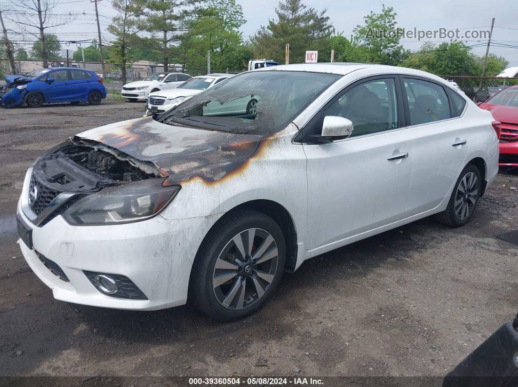 2016 Nissan Sentra Sl White vin: 3N1AB7AP4GY263050