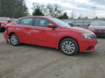 2018 Nissan Sentra S Red vin: 3N1AB7AP4JL625317