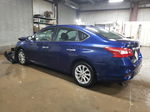 2018 Nissan Sentra S Blue vin: 3N1AB7AP4JL637662