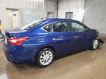 2018 Nissan Sentra S Blue vin: 3N1AB7AP4JL637662