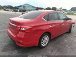 2018 Nissan Sentra Sv Red vin: 3N1AB7AP4JL653652