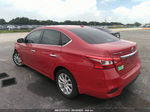 2018 Nissan Sentra Sv Red vin: 3N1AB7AP4JL653652