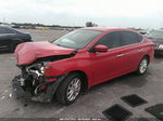 2018 Nissan Sentra Sv Red vin: 3N1AB7AP4JL653652