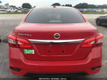 2018 Nissan Sentra Sv Red vin: 3N1AB7AP4JL653652