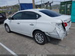 2018 Nissan Sentra Sv White vin: 3N1AB7AP4JL655658