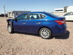 2018 Nissan Sentra S Blue vin: 3N1AB7AP4JL656633