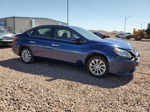 2018 Nissan Sentra S Blue vin: 3N1AB7AP4JL656633