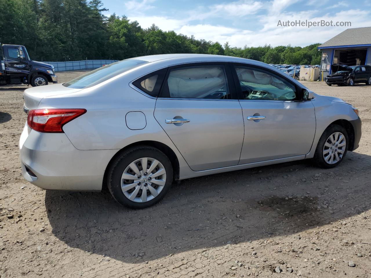 2018 Nissan Sentra S Silver vin: 3N1AB7AP4JY203003