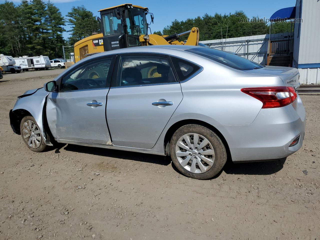 2018 Nissan Sentra S Silver vin: 3N1AB7AP4JY203003