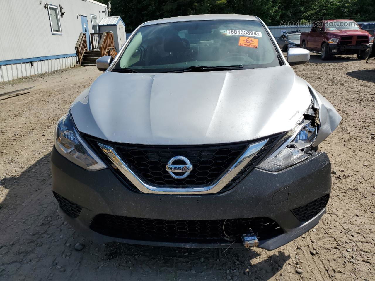 2018 Nissan Sentra S Silver vin: 3N1AB7AP4JY203003