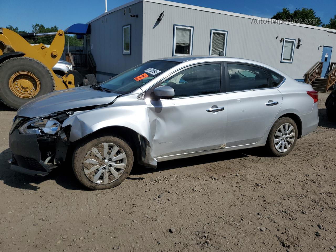 2018 Nissan Sentra S Silver vin: 3N1AB7AP4JY203003