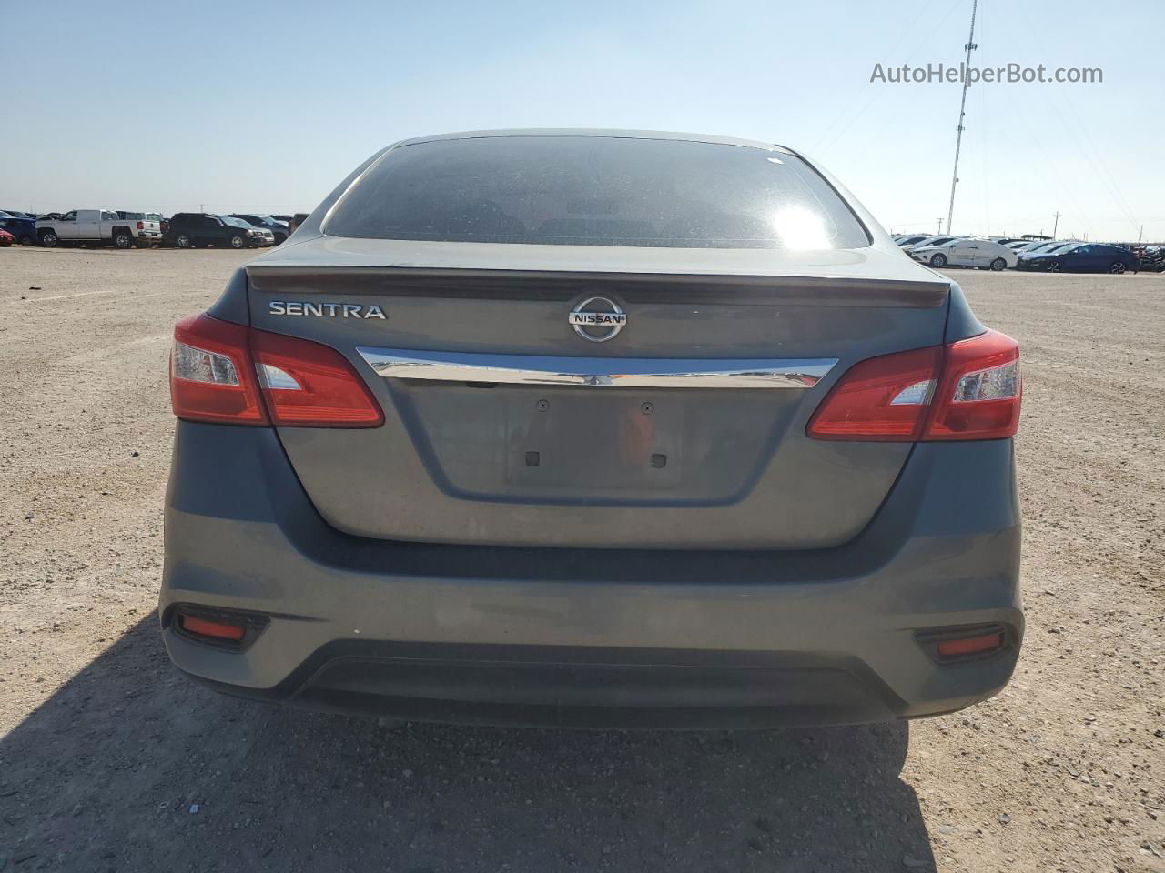 2018 Nissan Sentra S Gray vin: 3N1AB7AP4JY204944