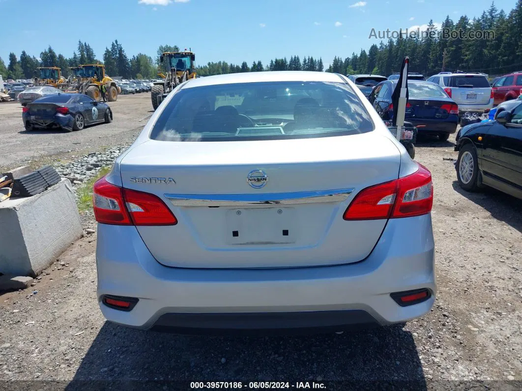 2018 Nissan Sentra S Silver vin: 3N1AB7AP4JY212459