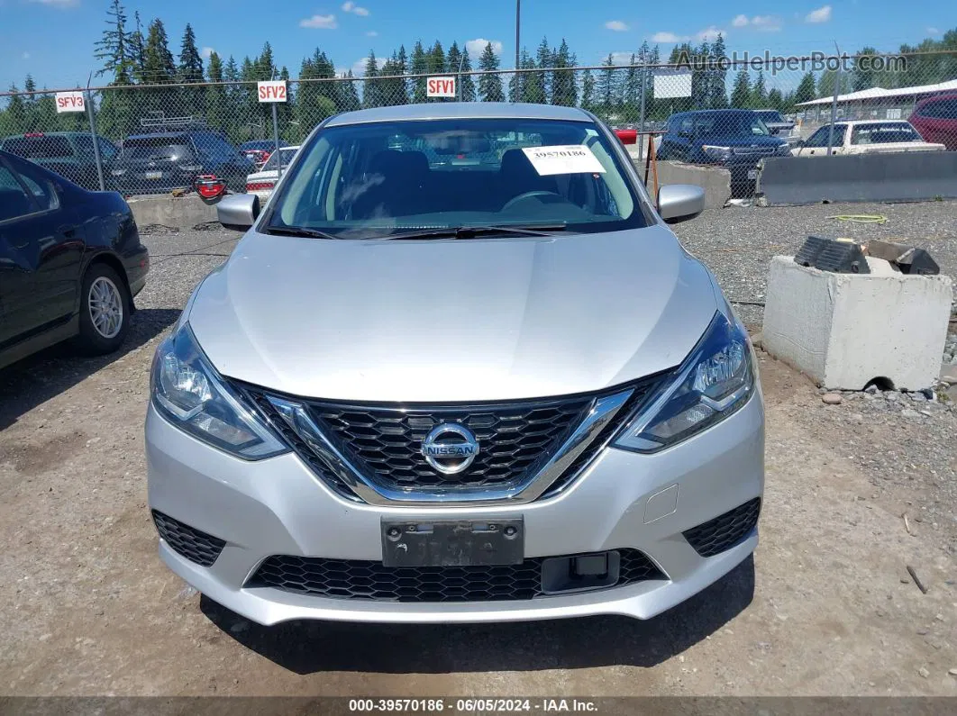 2018 Nissan Sentra S Silver vin: 3N1AB7AP4JY212459