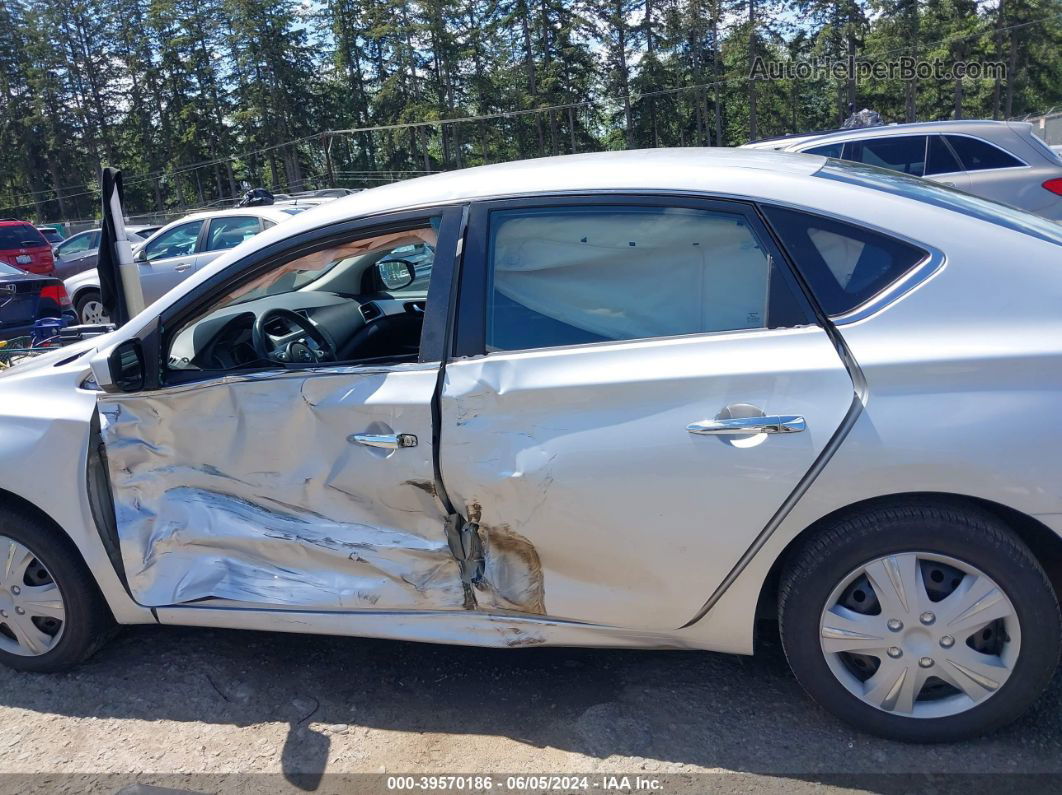 2018 Nissan Sentra S Silver vin: 3N1AB7AP4JY212459