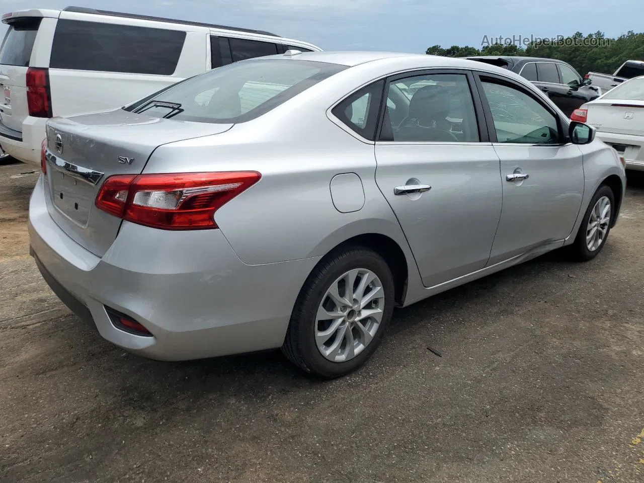 2018 Nissan Sentra S Silver vin: 3N1AB7AP4JY221419