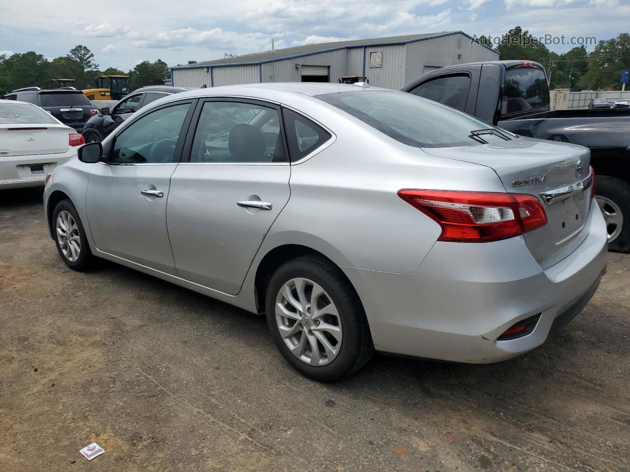 2018 Nissan Sentra S Silver vin: 3N1AB7AP4JY221419