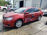 2018 Nissan Sentra S Red vin: 3N1AB7AP4JY227186